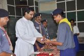 Felicitating the  Chief Guest