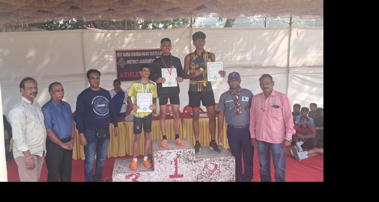 100mts (Under 16): 2nd place- Ryan Dsouza 3rd place - Maaz Khan